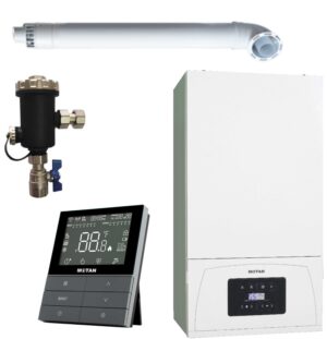 Set Centrala termica Motan Condens.050, 24 kw + Termostat fara fir TH510-RTS + Filtru antimagnetia 10000 gauss